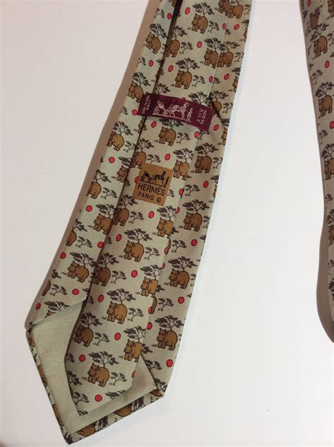 hermes hippo tie.